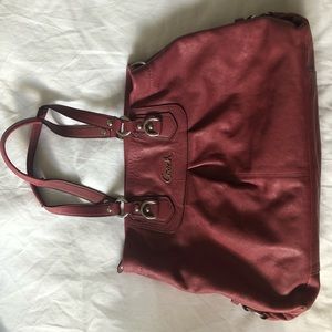 Pink Leather Coach Purse